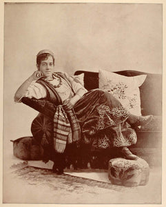1893 Chicago World's Fair Portrait Jewish Dancing Girl Dancer Syria Costume