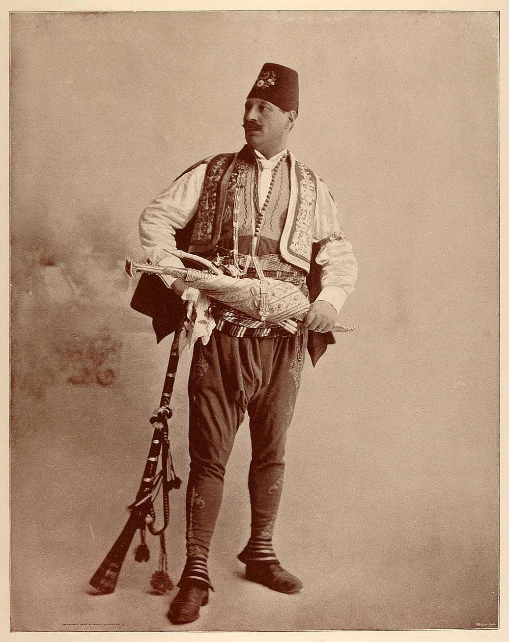 1893 Chicago World's Fair Portrait Jewish Man Turkey Turkish Costume H –  Period Paper Historic Art LLC