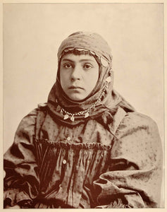1893 Chicago World's Fair Portrait Bedouin Dancing Girl Dancer Midway Plaisance