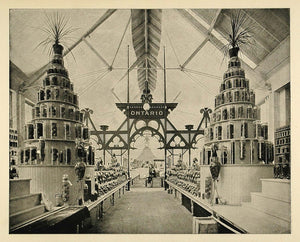 1893 Chicago Worlds Fair Ontario Horticultural Building ORIGINAL HISTORIC FAI4