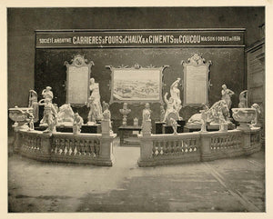 1893 Chicago Worlds Fair Statuary Cement Milo Medici - ORIGINAL HISTORIC FAI4