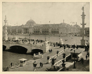 1893 Chicago Worlds Fair Agricultural Hall P. Martiny ORIGINAL HISTORIC FAI4