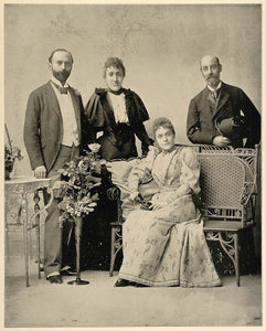 1893 Chicago Worlds Fair Princess Eulalia Spain Antonio ORIGINAL HISTORIC FAI4