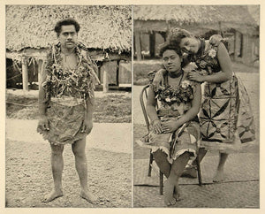 1893 Chicago Worlds Fair Samoans Hawaii Apia Kilalulu ORIGINAL HISTORIC FAI4