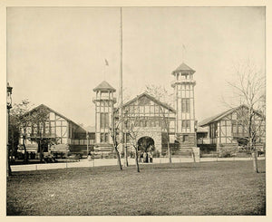 1893 Chicago Worlds Fair Washington Building Wendell - ORIGINAL HISTORIC FAI4