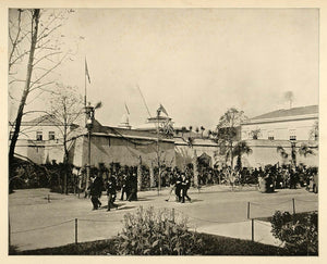 1893 Chicago Worlds Fair Florida Building Fort Marion ORIGINAL HISTORIC FAI4 - Period Paper
