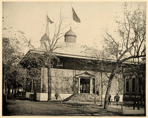 1893 Chicago World's Fair Ottoman Pavilion Bldg. Print ORIGINAL HISTORIC IMAGE