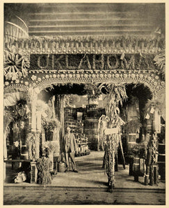 1893 Chicago World's Fair Oklahoma Lyman Cone Print - ORIGINAL HISTORIC IMAGE