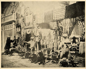 1893 Chicago World's Fair Russia Furs Greenwald Print ORIGINAL HISTORIC IMAGE