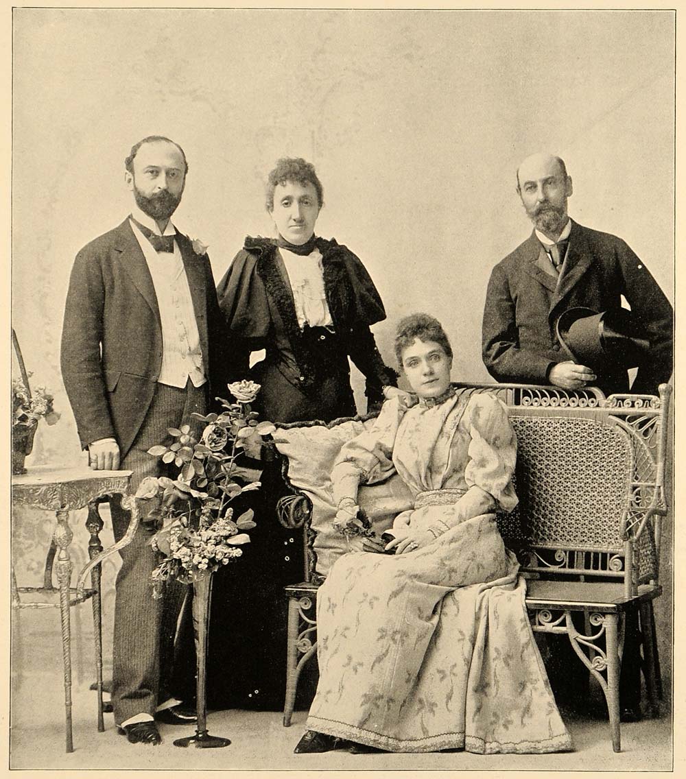 1893 Chicago World's Fair Princess Eulalia Spain Print ORIGINAL HISTORIC IMAGE