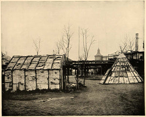 1893 Chicago World's Fair Iroquois Penobscot Indian - ORIGINAL HISTORIC IMAGE