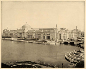 1893 Chicago World's Fair Agricultural Building Print ORIGINAL