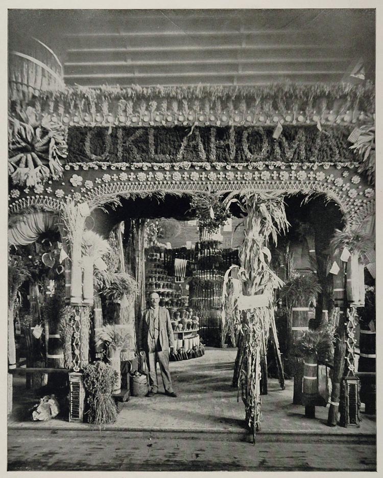 1893 Chicago World's Fair Oklahoma Territory Pavilion ORIGINAL