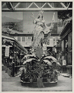 1893 Chicago World's Fair Statue of California Photo - ORIGINAL HISTORIC FAIR3