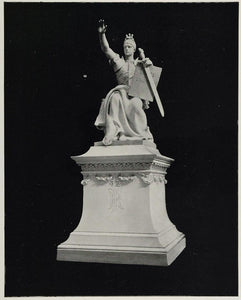 1893 Chicago World's Fair Statue French Republic France ORIGINAL HISTORIC FAIR3