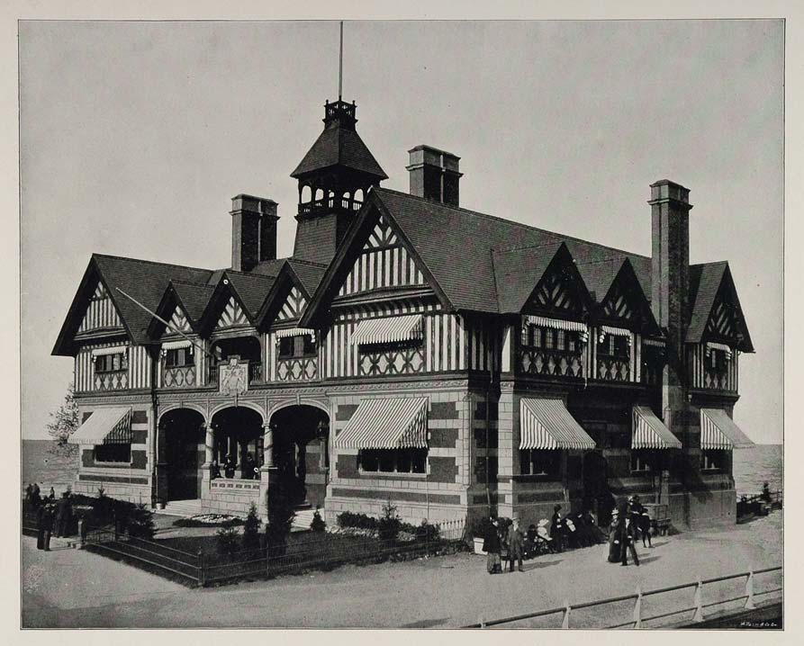 1893 Chicago World's Fair Victoria House Great Britain ORIGINAL HISTORIC FAIR3