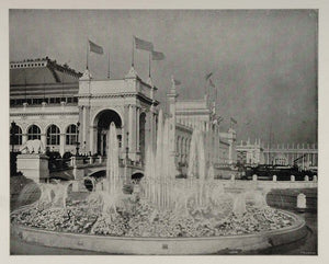 1893 Chicago World's Fair MacMonnies Fountain - ORIGINAL HISTORIC IMAGE FAIR3