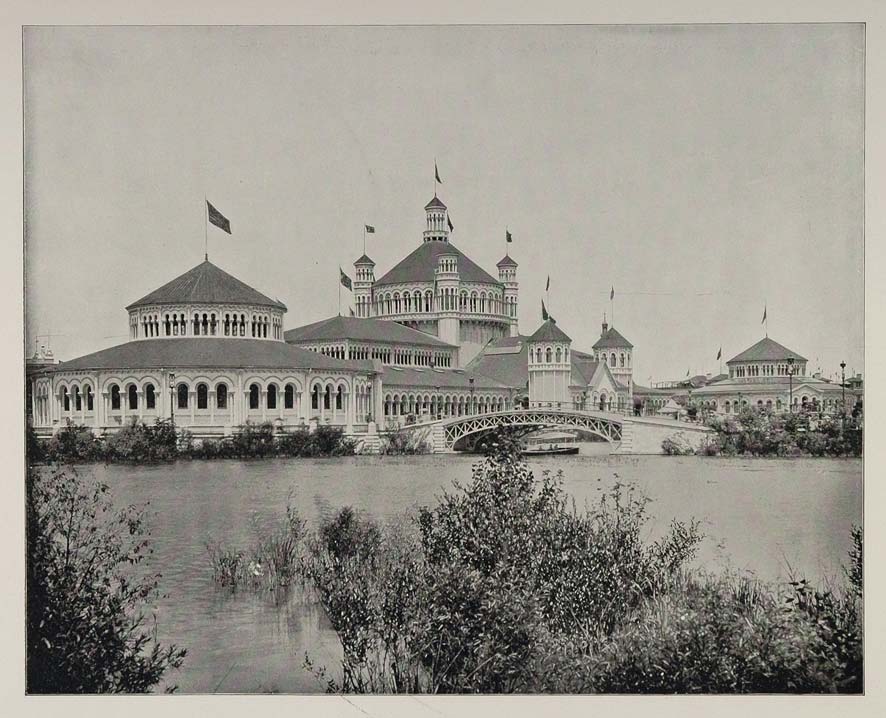 1893 Chicago World's Fair Fisheries Building Henry Cobb ORIGINAL HISTORIC FAIR3