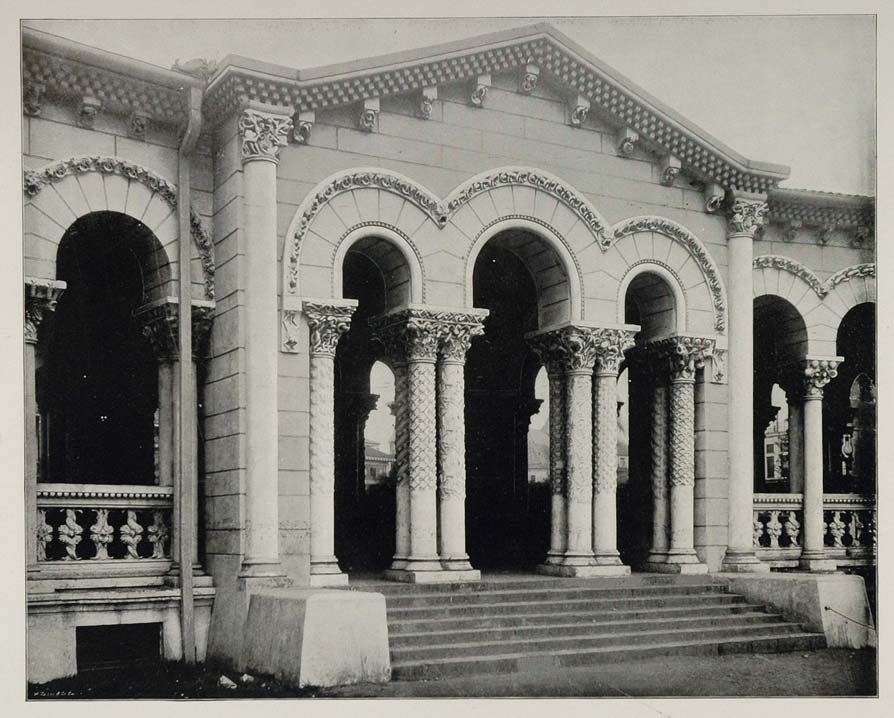 1893 Chicago World's Fair Fisheries Building Arcade - ORIGINAL HISTORIC FAIR3