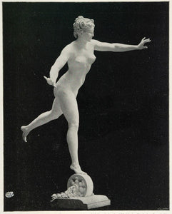 1893 Chicago World's Fair Fortuna Tyche Goddess Nude - ORIGINAL HISTORIC FAIR3