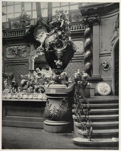 1893 Chicago World's Fair Porcelain Porch Germany Kips ORIGINAL HISTORIC FAIR3