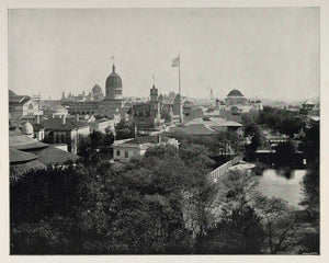 1893 Chicago World's Fair State Buildings Photo Print ORIGINAL HISTORIC FAIR3