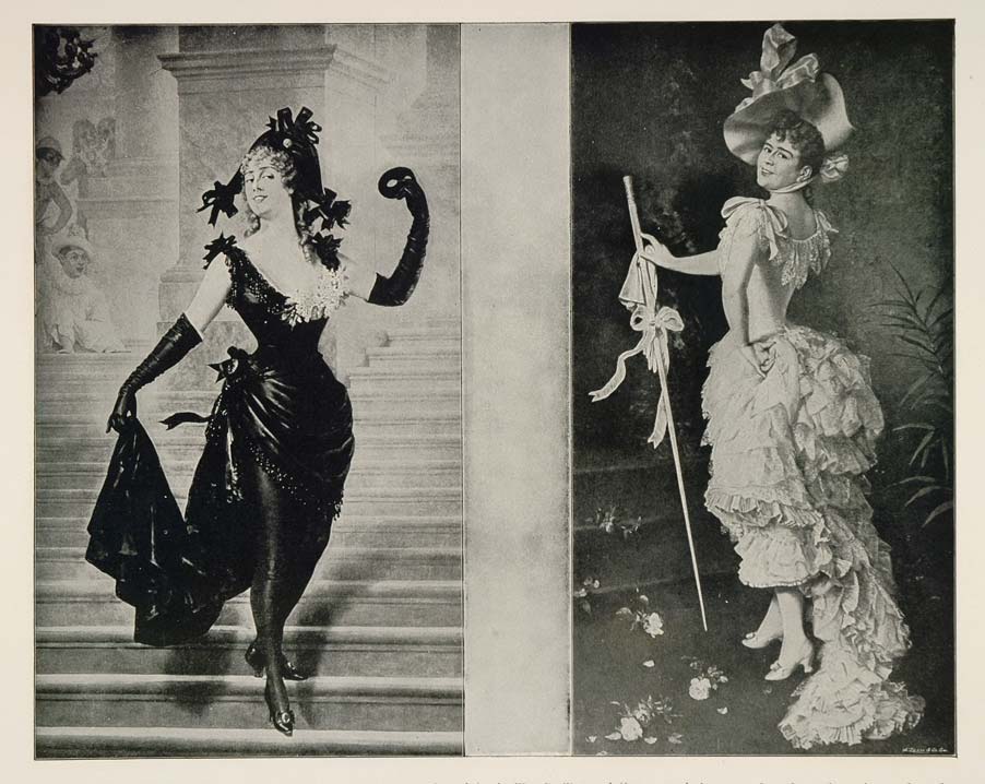 1893 Chicago Worlds Fair Spiridon Victorian Risque Lady ORIGINAL HISTORIC FAIR8