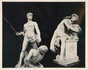 1893 Chicago Worlds Fair Sculpture Alfred Lawson Statue ORIGINAL HISTORIC FAIR8