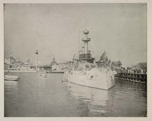 1893 Chicago World's Fair Lifesaving Station Battleship ORIGINAL HISTORIC FAIR8