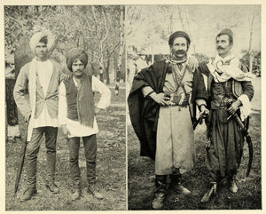 1893 Print Chicago Worlds Fair Bedouin Hindoo Hindostan ORIGINAL HISTORIC FAR1