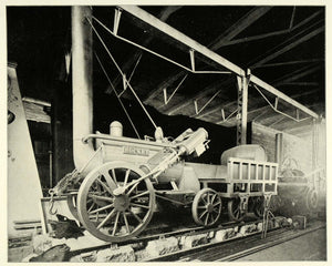 1893 Print Chicago World Fair Locomotive Rocket Railway ORIGINAL HISTORIC FAR1