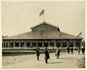 1893 Print South Forestry Building Chicago World's Fair ORIGINAL HISTORIC FAR1