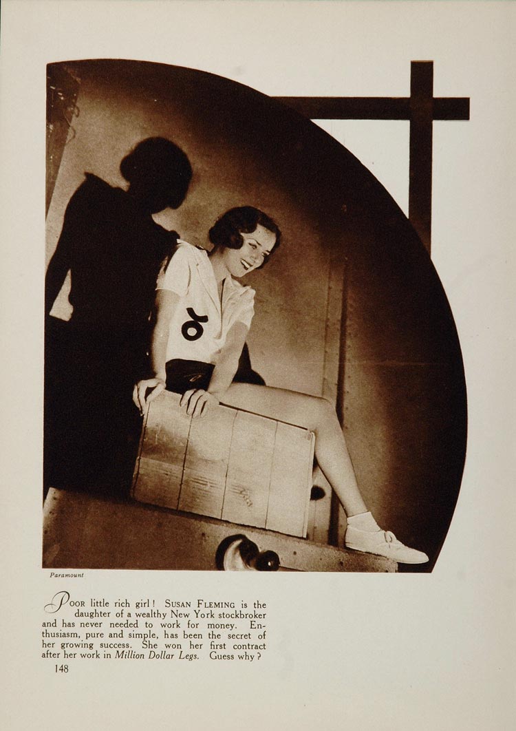 1933 Susan Fleming Marx Paramount Million Dollar Legs - ORIGINAL FILM