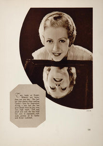 1933 Karen Morley Mildred Linton MGM Film Movie Actor - ORIGINAL FILM