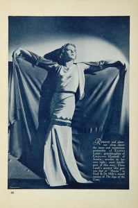 1933 Elissa Landi Paramount Film Movie Actor Print - ORIGINAL FILM