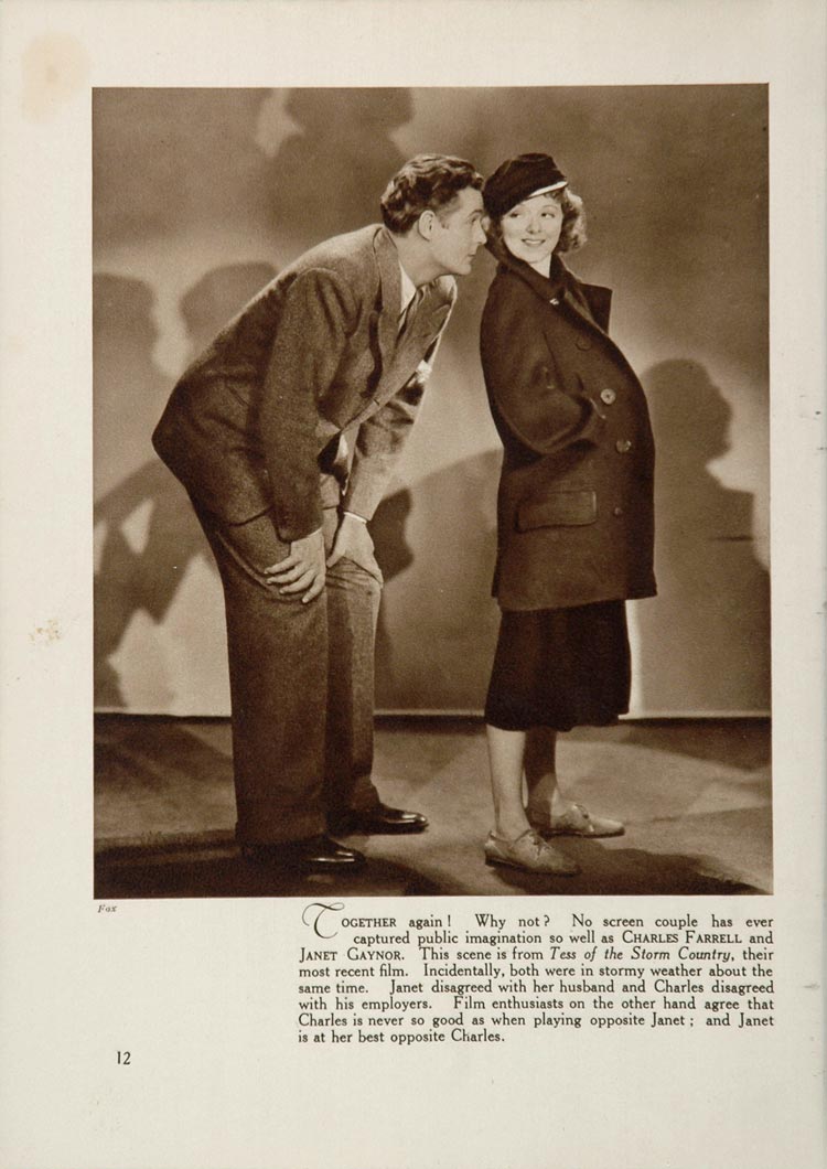 1933 Charles Farrell Janet Gaynor Tess Storm Country - ORIGINAL FILM