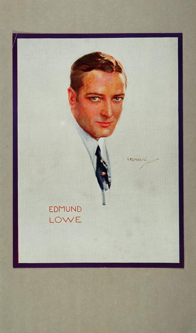 1926 Fox Edmund Lowe Usabal Silent Film Movies Print - ORIGINAL FOX