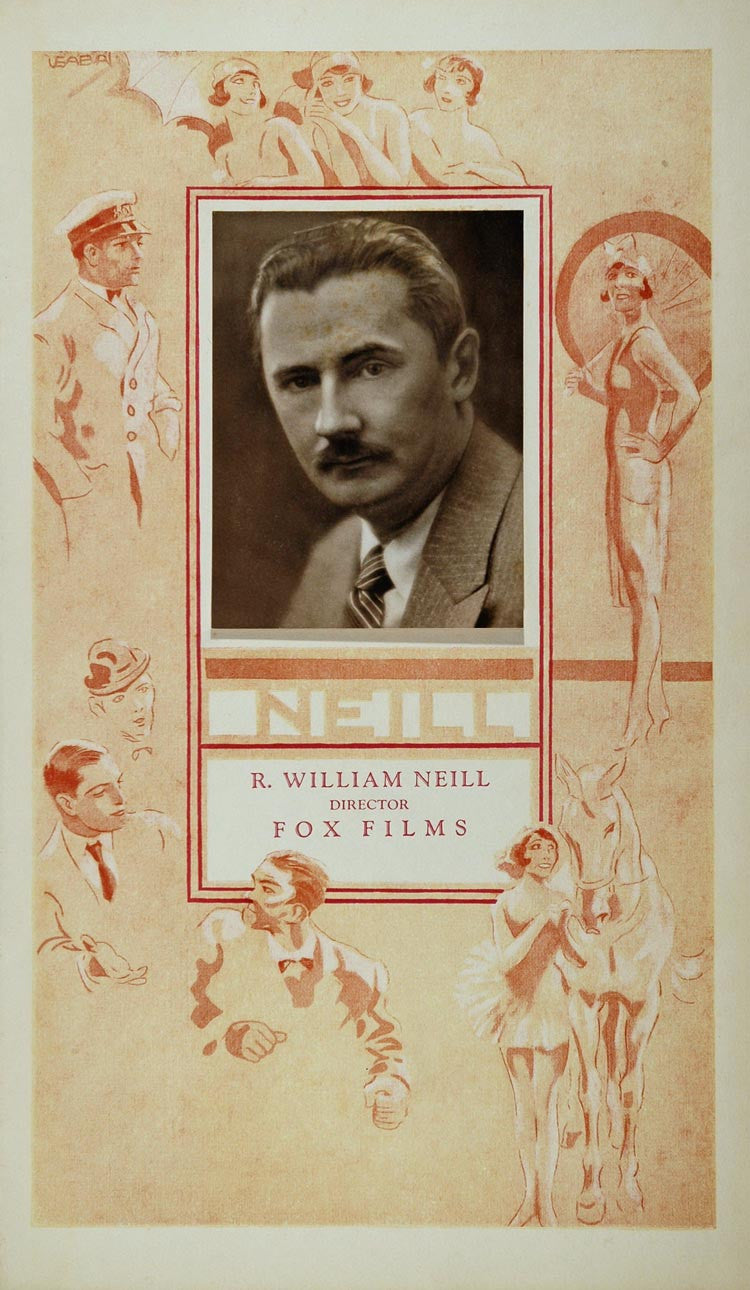 1926 Fox R. William Neill Silent Film Director Usabal - ORIGINAL FOX - Period Paper
