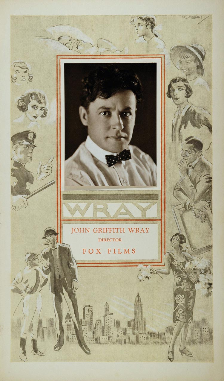 1926 Fox John Griffith Wray Silent Film Director Usabal - ORIGINAL FOX