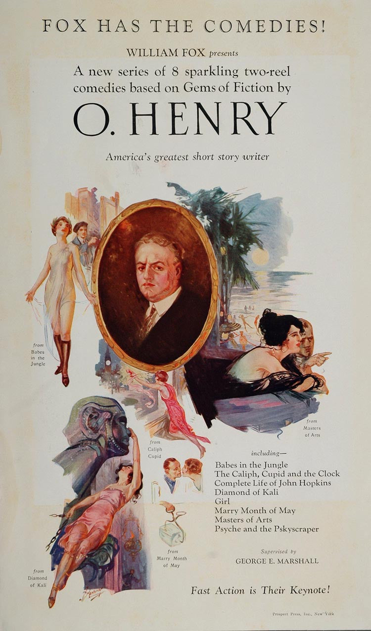 1926 Fox Van Bibber Earle Foxe O. Henry Film Flyer - ORIGINAL FOX - Period Paper
 - 2
