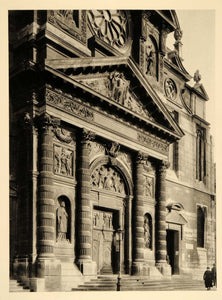 1927 Church St. Etienne du Mont Paris Martin Hurlimann - ORIGINAL FR2