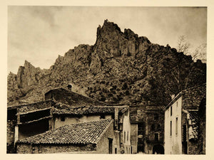 1927 Saint Guilhem le Desert France Martin Hurlimann - ORIGINAL PHOTOGRAVURE FR2