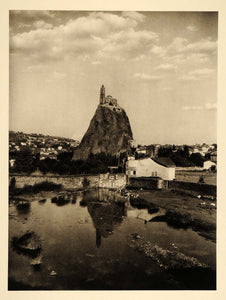 1927 Saint Michel d'Aiguilhe Le Puy-en-Velay France - ORIGINAL PHOTOGRAVURE FR2