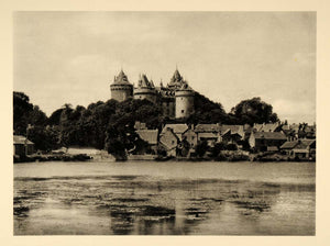 1927 Chateau Combourg Castle Brittany France Hurlimann - ORIGINAL FR2