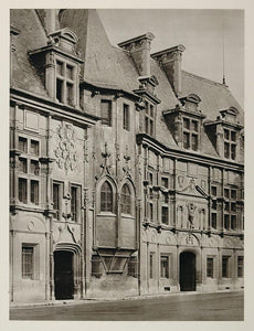1927 Palais Palace Justice Justizpalast Grenoble France - ORIGINAL PHOTOGRAVURE