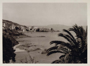 1927 Erbalunga France Corsica France Mediterranean Sea - ORIGINAL PHOTOGRAVURE