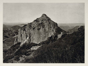 1927 Roche Sanadoire France Rock Formation Photogravure - ORIGINAL PHOTOGRAVURE