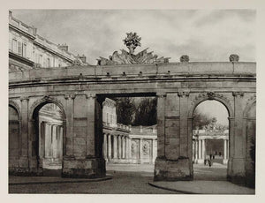 1927 Palais Ducal Duke's Palace Nancy France Lorraine - ORIGINAL PHOTOGRAVURE