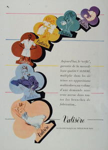 1948 Original French Ad Valisere Lingerie Clothes - ORIGINAL ADVERTISING