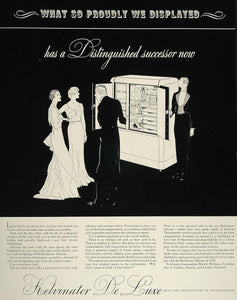 1936 Ad Kelvinator DeLuxe Refrigerator Appliance Co. - ORIGINAL ADVERTISING FT4